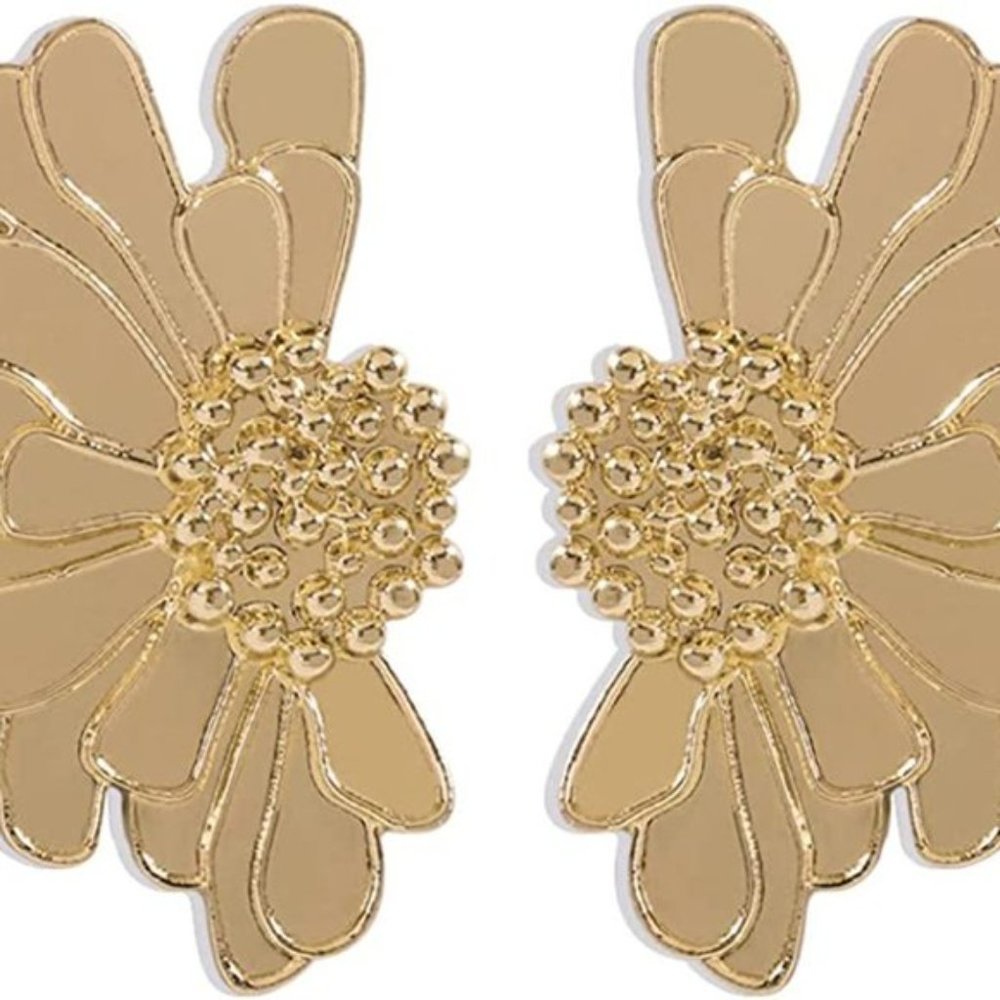 Magical Flower Statement Earrings - Picture 5 of 5
